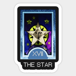 The Star Arcana Tarot Card Sticker